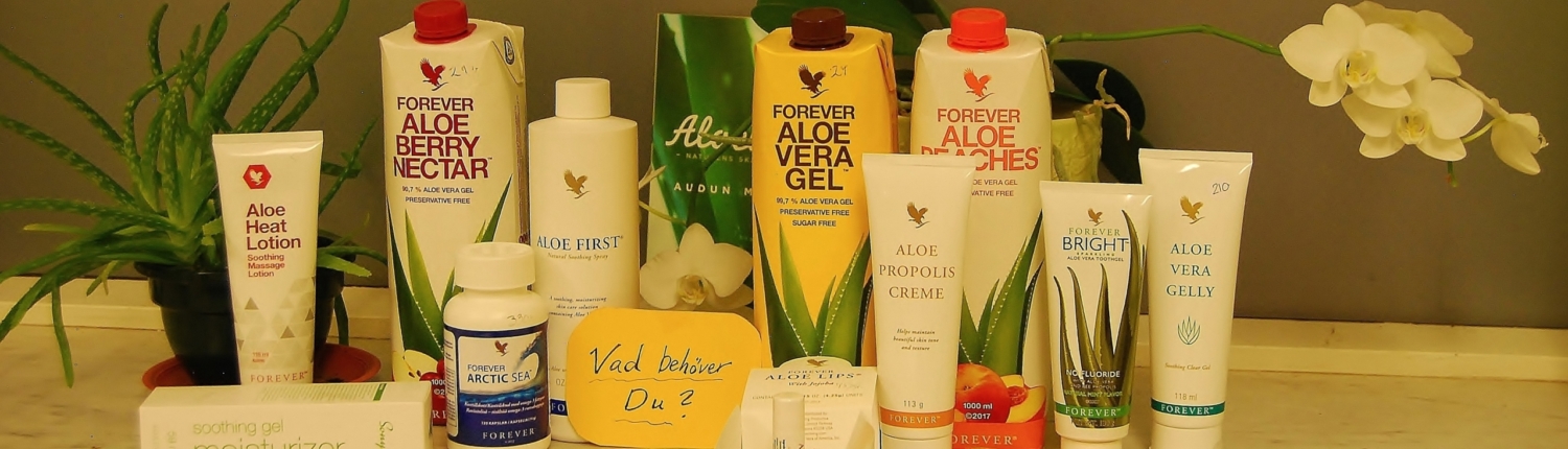 Suzannes massage Aloeveraprodukter