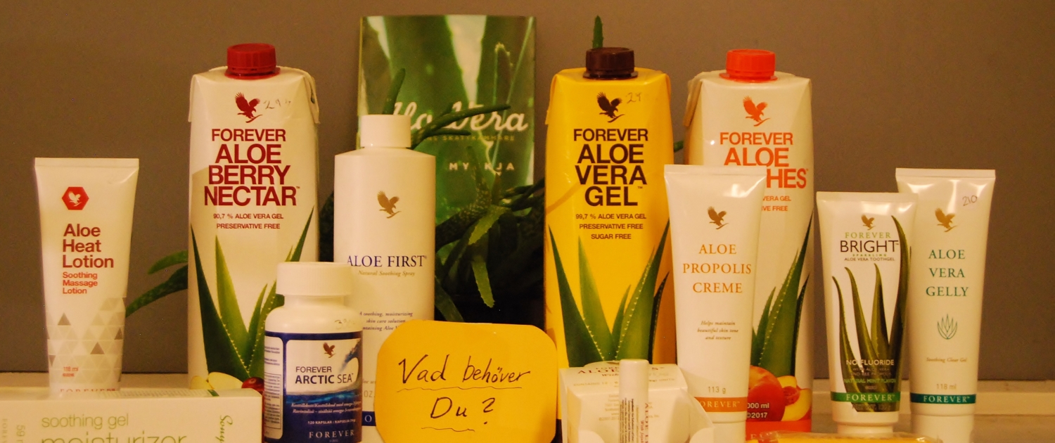 Suzannes massage Aloeveraprodukter